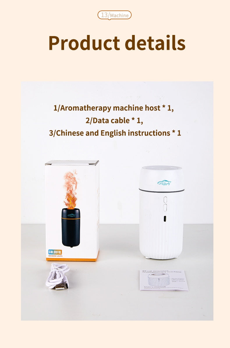 Kinysuky flame aroma therapy machine enjoying light tone time