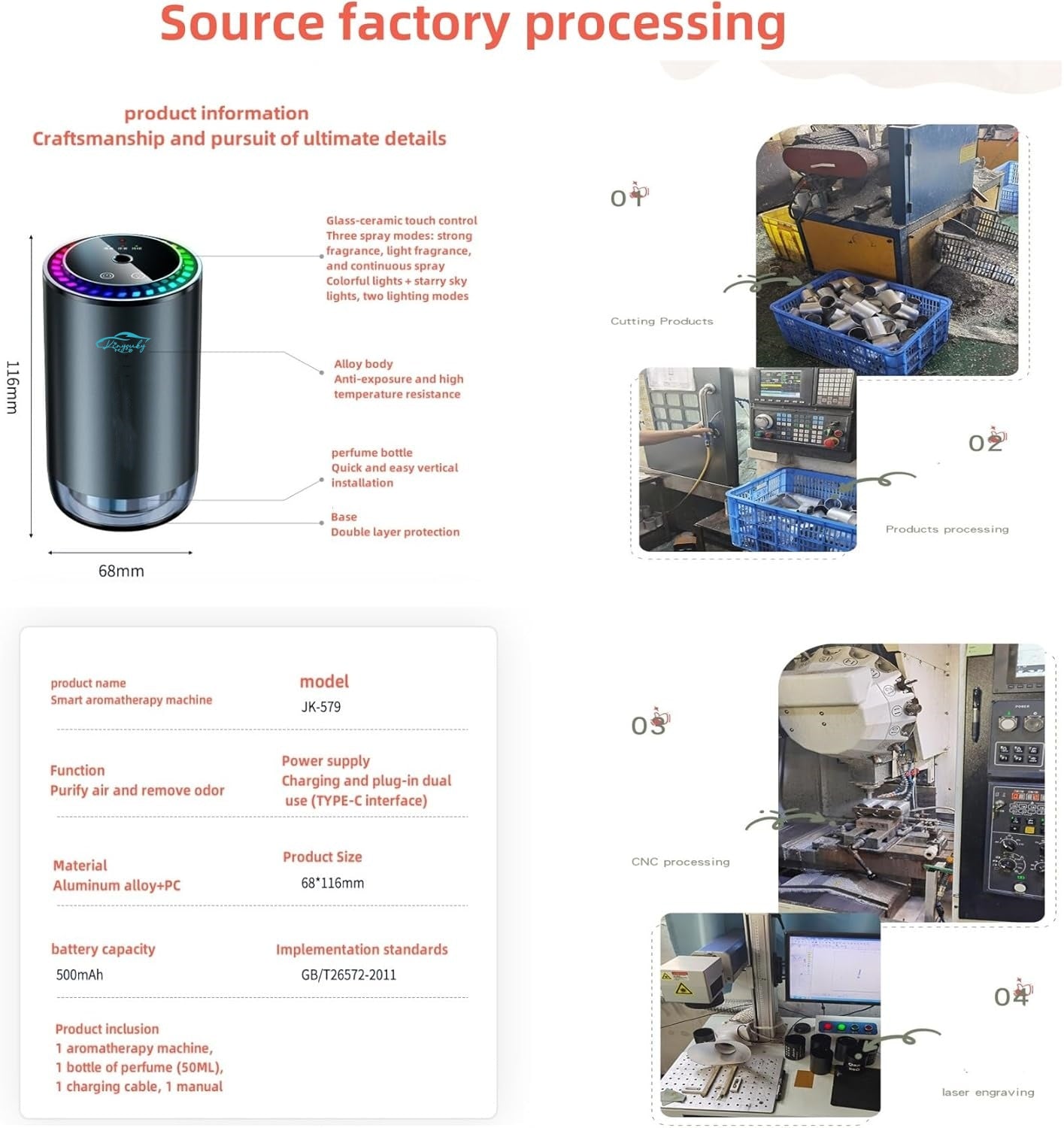 Kinysuky Electric Aromatherapy diffusers/air freshener with Ultrasonic Mist technongy to Spray Natural Fragrance to Improve air Quality