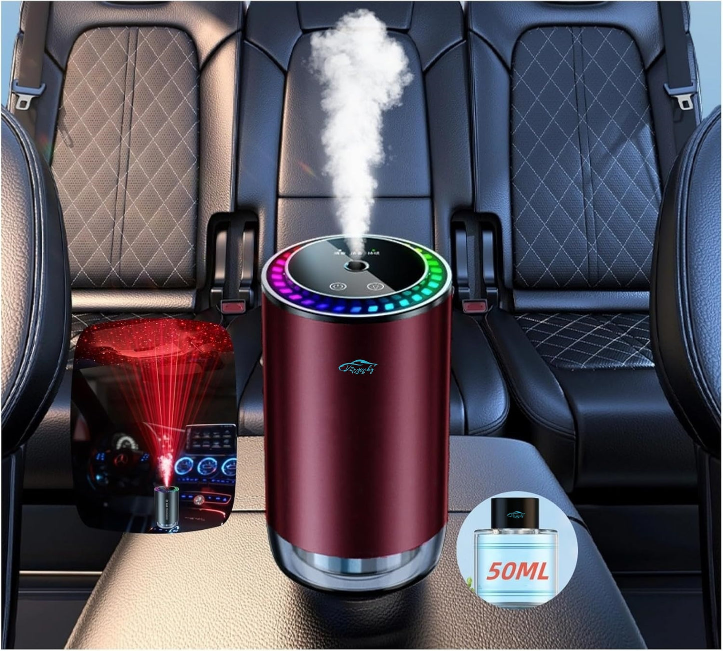 Kinysuky Electric Aromatherapy diffusers/air freshener with Ultrasonic Mist technongy to Spray Natural Fragrance to Improve air Quality